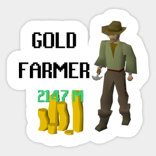 OSRS Gold Farmer Sticker